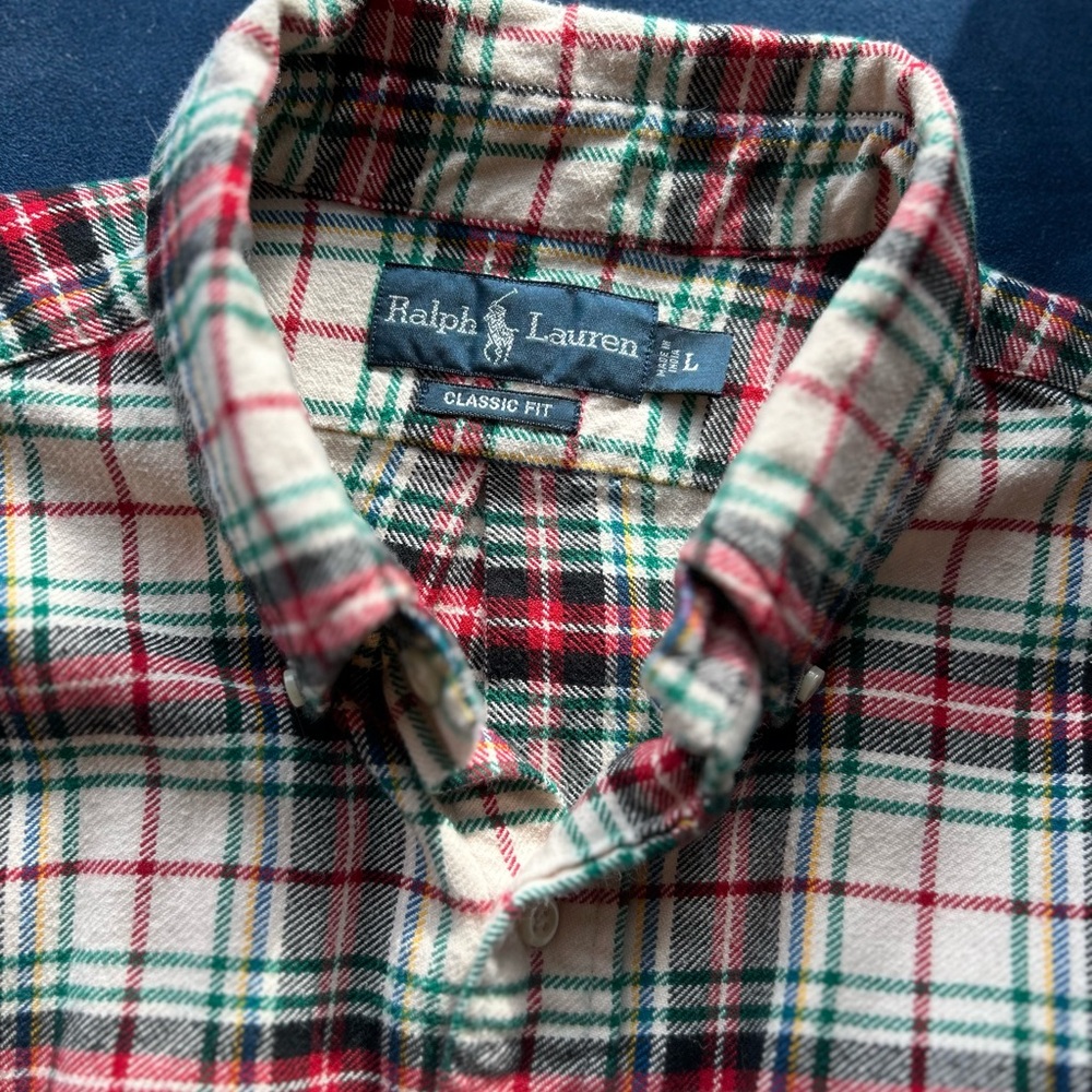 Vintage Ralph Lauren flannel size large - Picture 14 of 14